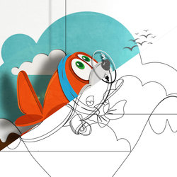 plane illustration
