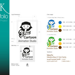 Simulated Corporate Identity of Animation studio ( Graduation Project 