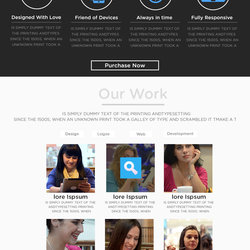 One Page Template