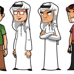 Saudi Character Design 