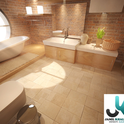New-York Style Bathroom. 3d Visualizer (freelancer) - UAE,Dubai.