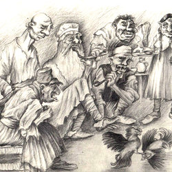 2 - pencil sketch