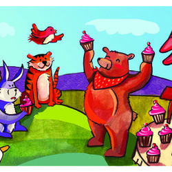 Bear makes candy