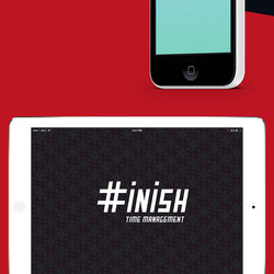&amp;quot;FINISH&amp;quot; logo design 
