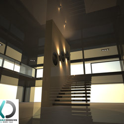 2 Story modern villa. 3d Visualizer (freelancer) - UAE,Dubai.