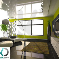 Modern living room. 3d Visualizer (freelancer) - UAE,Dubai.