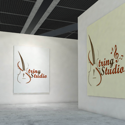 لوجو + هوية لفريق &amp;quot; Strings Studio &amp;quot; الموسيقي 