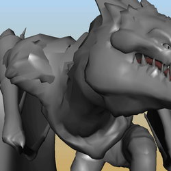 3D animation dragon