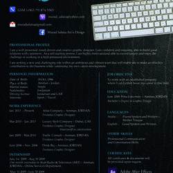 CV,,,, Murad Salaita (Graphic Designer)