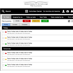 Tablets Wireframes for Correspondences App