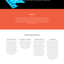 FCI web design project