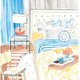 Various Fashion and Interior Design Illustrations 