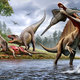 Spinosaurus VS Onchopristis &amp;  Carcharodontosaurus VS Ouranosaurus
