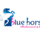 blue horse