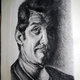Dean Martin free hand drawing. 