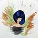 Pencil water color and Acrylic color