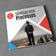 Tri-fold Square Brochure Template AA003