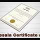Certification