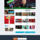 Interface design and front-end development for "elgtv" project