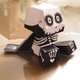 Skull boy paper toy 