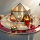 Golden Exhibition Booth. 3d Visualizer (freelancer) - UAE,Dubai.