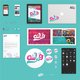 تصميم شعار تطبيق - قماشة لتجارة القماش بالجملة
