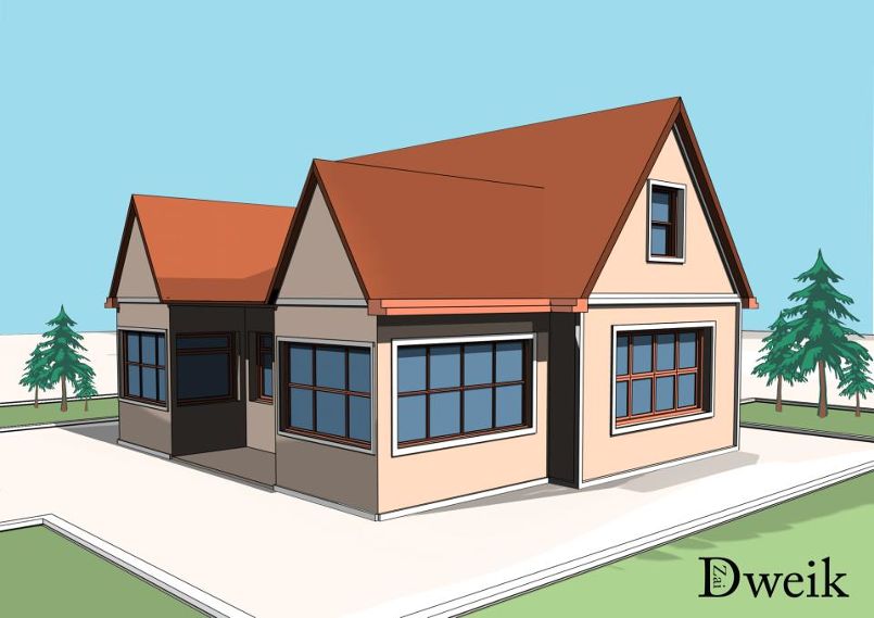 2D House - By Zaid Dweik- zaiddweik298661 :: Tasmeem ME