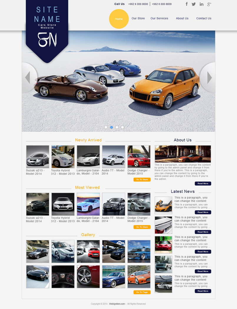 Cars site Designs By Ibrahim Saleh isale7 Tasmeem ME