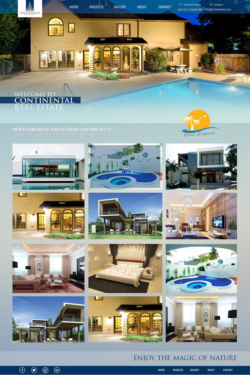 Continental Real Estate site من تصميم Abdelrahman Abushadi 137701