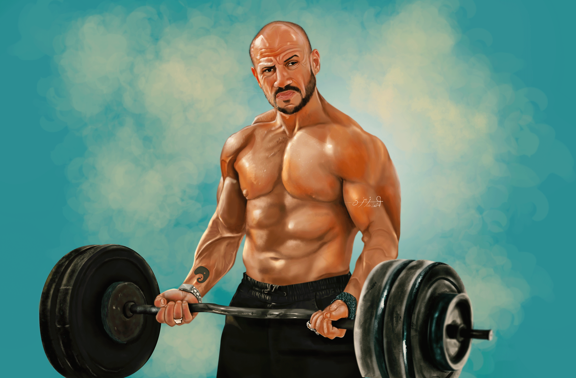 Digital painting Ahmed Meky