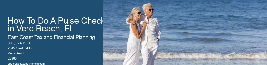 How To Do A Pulse Check in Vero Beach, FL 