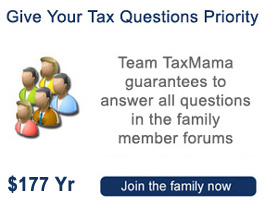 TaxMama Family Membership on offer of $97 until August 31, 2010 TaxMama Family Membership on offer of $97 until August 31, 2010