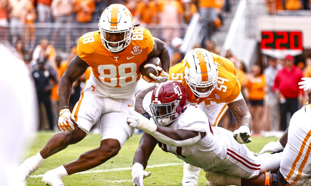 AP Top 25 toujours 1, Tennessee sur le podium, Tulane (enfin