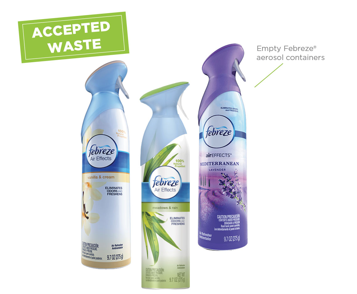 Febreze Aerosol Recycling Program · TerraCycle
