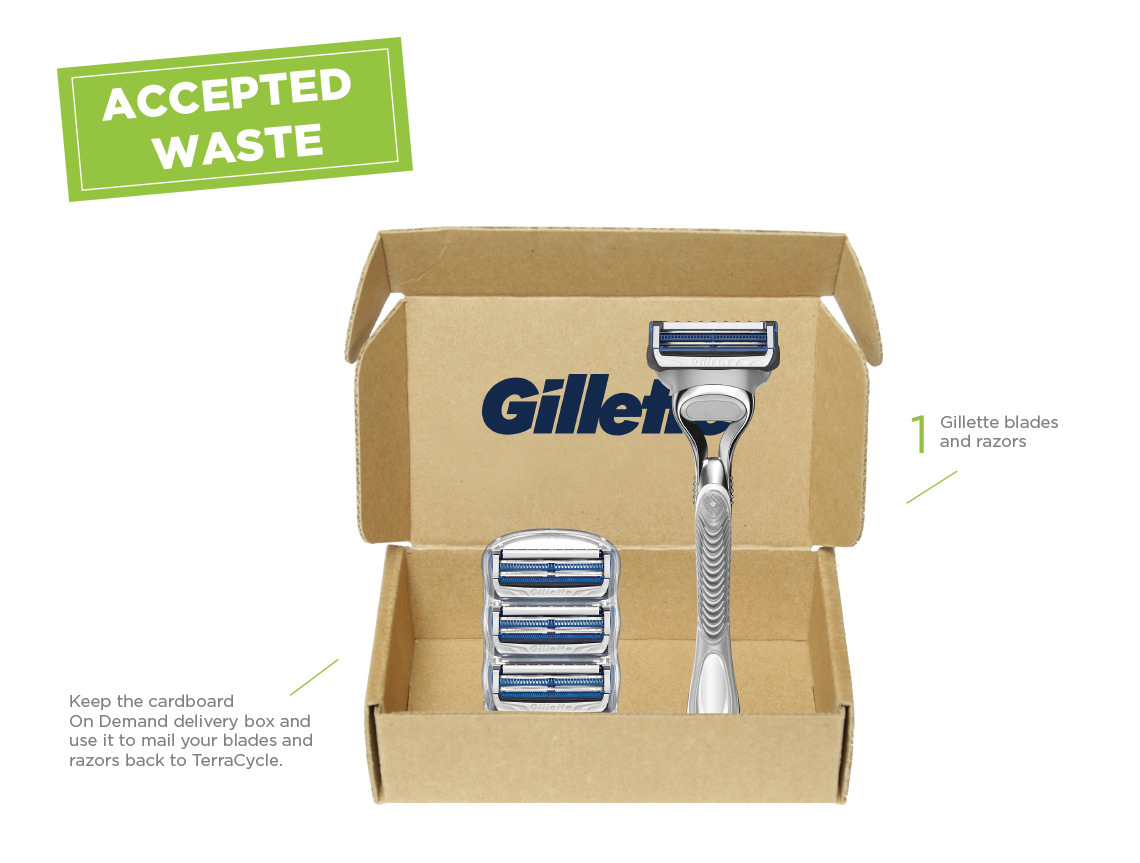 Gillette® On Demand™ Razor Recycling Program · TerraCycle
