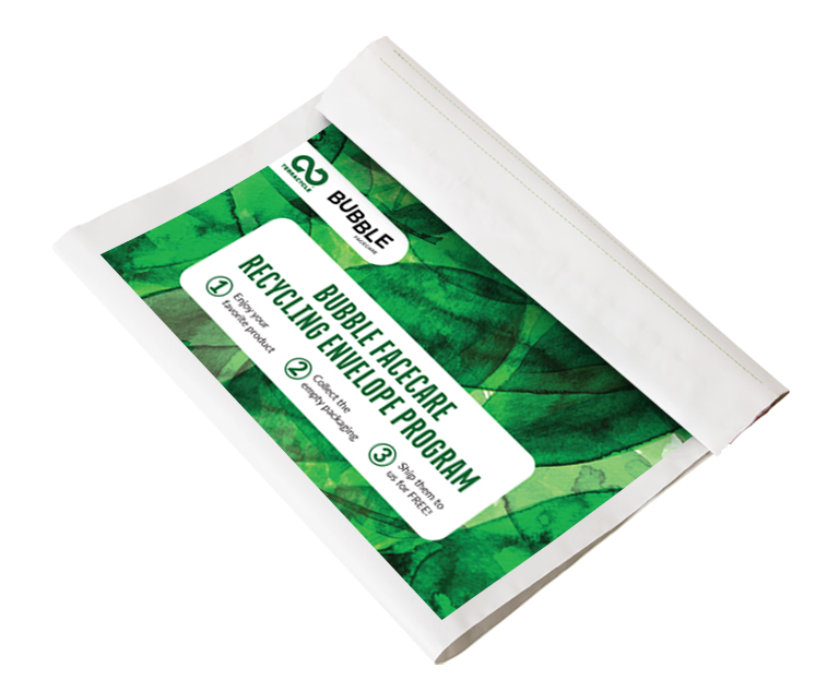 Thumbnail for Bubble Facecare Recycling Envelope Program