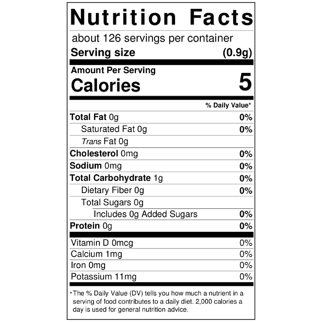 31 Garlic Powder Nutrition Label Labels Database 2020