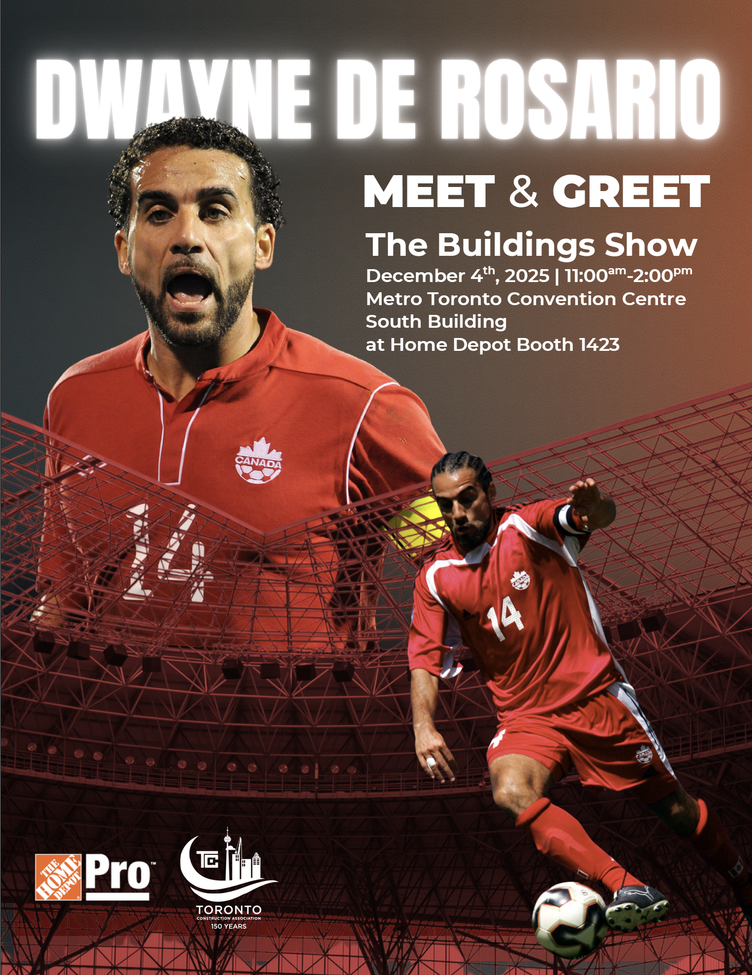 TCA X HOME DEPOT MEET & GREET WITH DWAYNE DE ROSARIO! ENTER TO WIN BELOW!