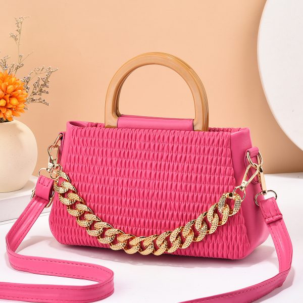Women's Fashion Special-interest Pleated Cloud Messenger Bag - Image 5