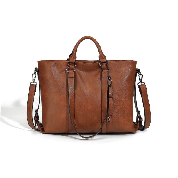 Soft Leather Large Capacity Totes One-shoulder Portable - Image 8