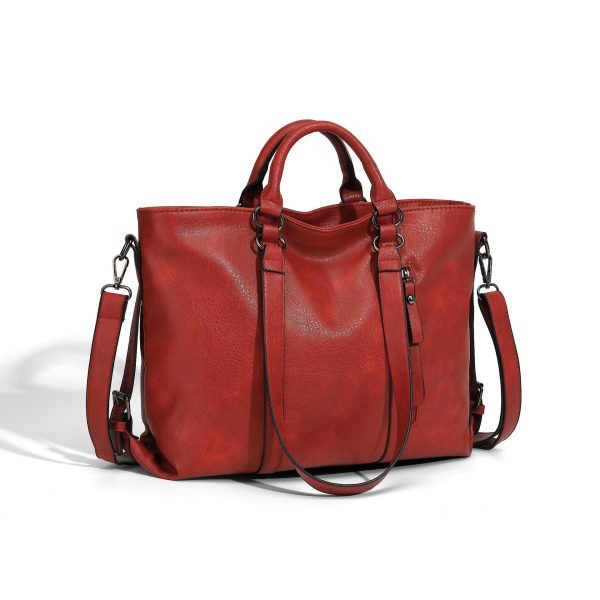 Soft Leather Large Capacity Totes One-shoulder Portable - Image 7