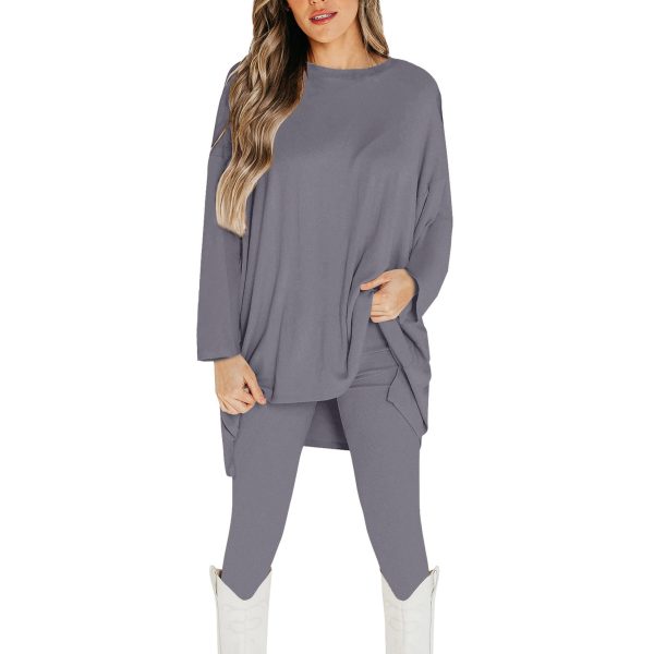 Fresh Sweet Women's Knitted Fashion Casual Polyester Suit - Image 8