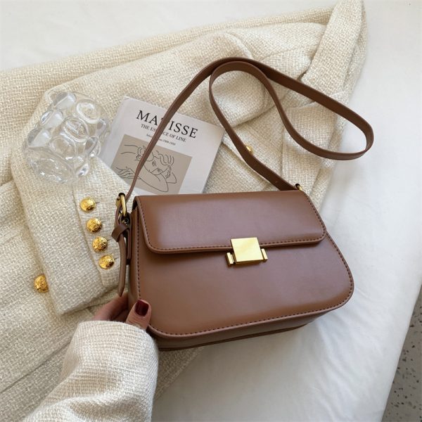 Women's Retro All-match Crossbody Shoulder Underarm Small Square Bag - Image 5