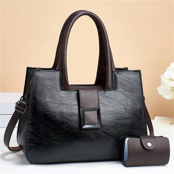 Retro Pattern Two Piece Set Large Capacity Women's Bag - Image 2