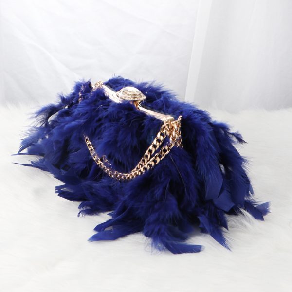 Dinner Rhinestone-encrusted Chain Evening Messenger Bag - Image 9