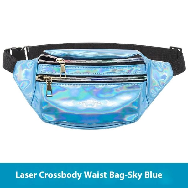Outdoor Men's And Women's Waist Pack Sports Fitness 7 Color Laser - Image 10