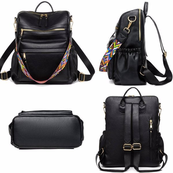 PU Leather Backpack - No Delivery On Weekends - Prohibited Sales Platforms - Temu, Walmart - Image 4