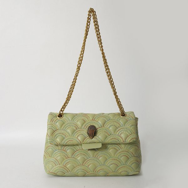 Embroidery Thread Small Square Rainbow Chain Bag - Image 10