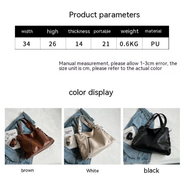 Korean Style Retro Fashion Shoulder Messenger Bag Texture High Sense - Image 8