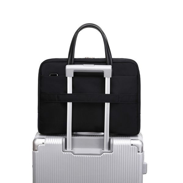 Business Women's Retro Briefcase Nylon Laptop Bag - Image 9